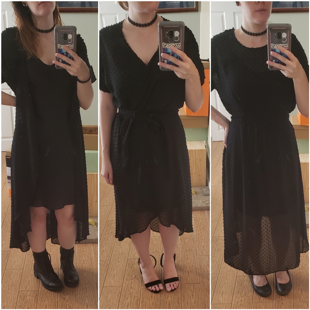 Vetta- Convertible Polka Dot Dress